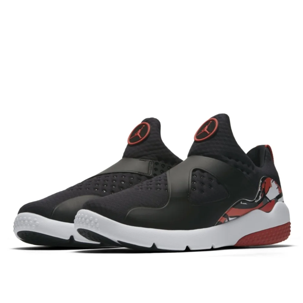 Nike Air Jordan Trainer‎ Essential Training Shoes Black Red 888122-016 Mens Sz 9